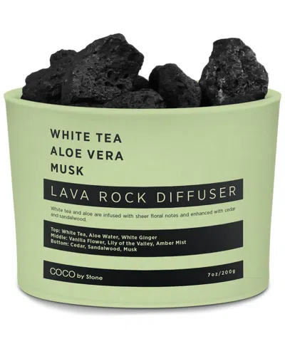 Coco By Stone Lava Rock Diffuser - White Tea, Aloe Vera, Musk