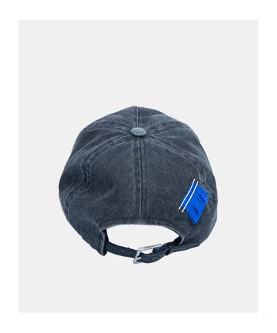 Ader Error Faded Denim Cap In Blue