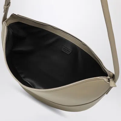 The Row Jouve Shoulder Bag In Grain Leather In Gray