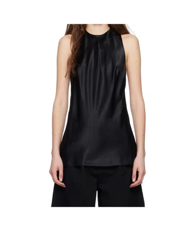 Simone Rocha Black Bow Halter Top In Black