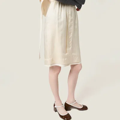 Miu Miu Bicolor Patent Leather Block-heel Mary Jane Pumps In Brown