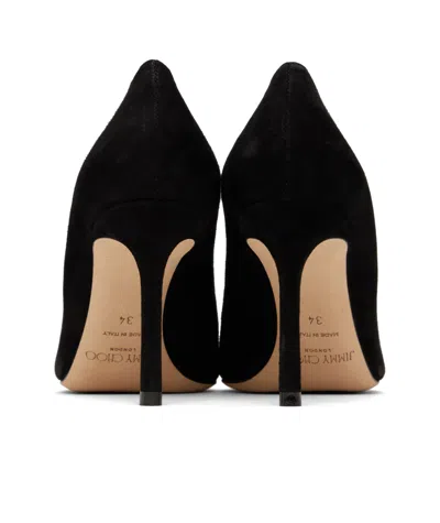 Jimmy Choo Womens Black Romy 100 Suede Courts 4.5