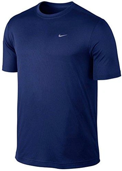Nike Men's  Dri-fit Deep Royal Challenger Running Short Sleeve T-shirt