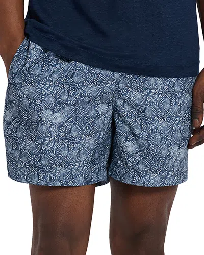 Onia Charles Printed 5 Swim Trunks In Deep Navy
