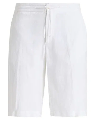 04651/a Trip In A Bag Man Shorts & Bermuda Shorts White Size Xxl Cotton, Elastane In White