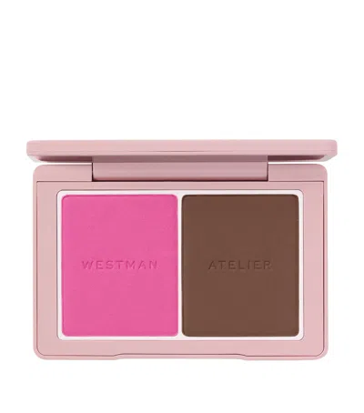 Westman Atelier Baby Cheeks And Face Trace Sculpting Powder Duo In Poppet And Ganache