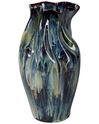 Jamie Young Whirl Ceramic Decorative Vase