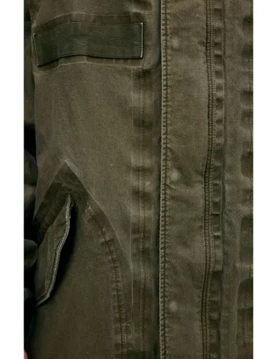 Visvim Khaki Six-five Fishtail Parka In Khaki