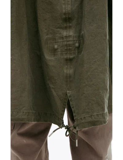 Visvim Khaki Six-five Fishtail Parka In Khaki