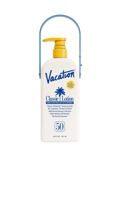Vacation Classic Lotion Spf 50 Sun Lotion Jug In Transparent