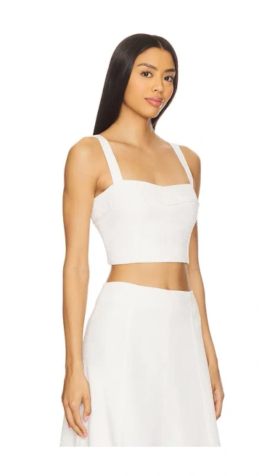 Veronica Beard Faxon Top In White