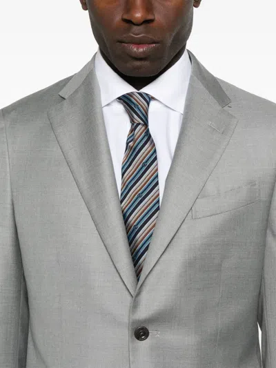 Boglioli Wool Suit In Grey