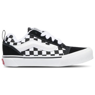 Vans Boys  Knu Skool Checkerboard In True White/black