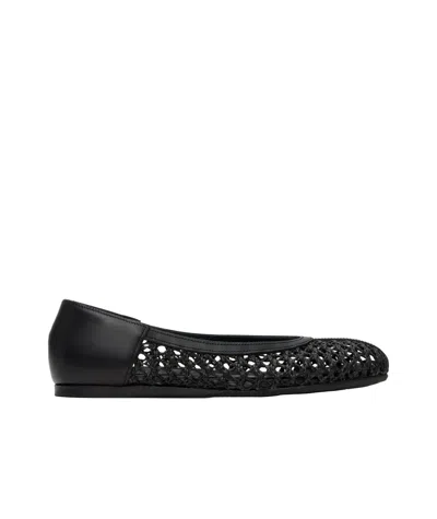 Ancient Greek Sandals Black Aeropi Ballerina Flats