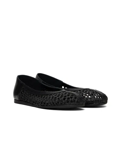 Ancient Greek Sandals Black Aeropi Ballerina Flats