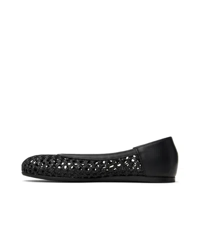 Ancient Greek Sandals Black Aeropi Ballerina Flats