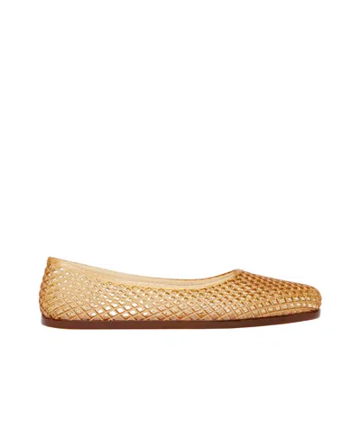 Ancient Greek Sandals Jelly Crystal-embellished Iro Ballet Flats In Brown