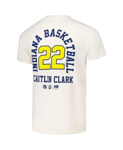 Kür8ted Men's And Women's Caitlin Clark Cream Indiana Fever Player Id Arch T-shirt