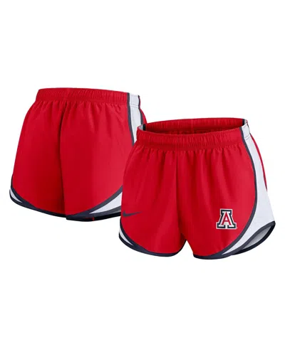 Nike Women's Red Arizona Wildcats Spring Break Tempo Performance Shorts In Red