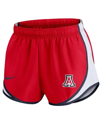 Nike Women's Red Arizona Wildcats Spring Break Tempo Performance Shorts In Red