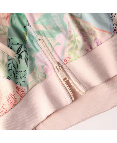 Wear By Erin Andrews Women'sâ Sand Philadelphia Phillies Raglan Full-zip Track Jacket In Neutral