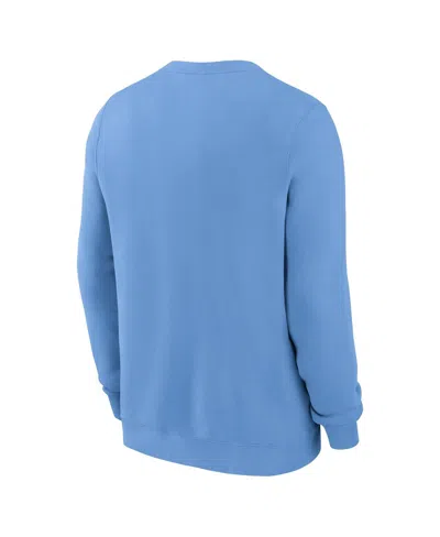 Nike Men's Light Blue Tampa Bay Rays Pullover Sweatshirt In Blue