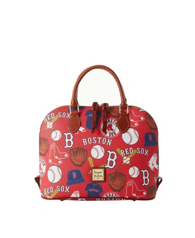 Dooney & Bourke Boston Red Sox Game Day Zip Satchel Bag In No Color