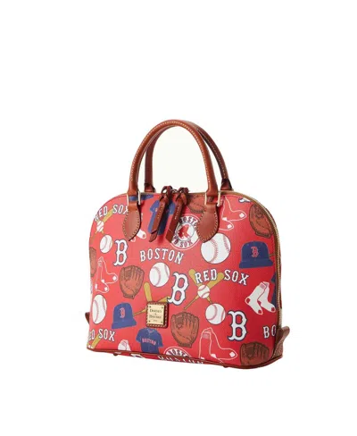 Dooney & Bourke Boston Red Sox Game Day Zip Satchel Bag In No Color