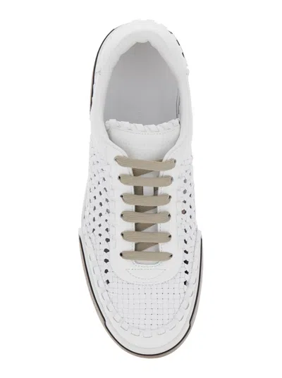Dolce & Gabbana Sneaker Portofino Yacht White In Animal Print