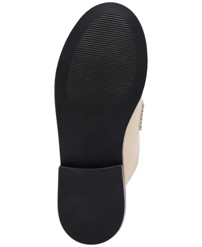 Steve Madden Women's Mulberry Tailored Slip-on Mules In Bone Leather