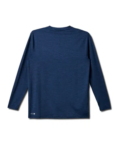 Quiksilver Men's Dna Logo Surf Long Sleeve T-shirt In Navy Heather