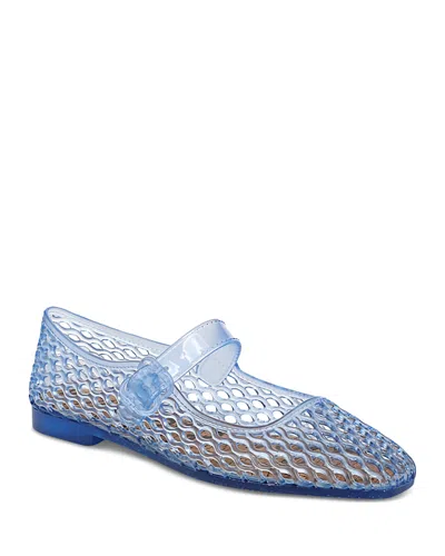 Sam Edelman Michaela Mary Jane Jelly Flats In Blue