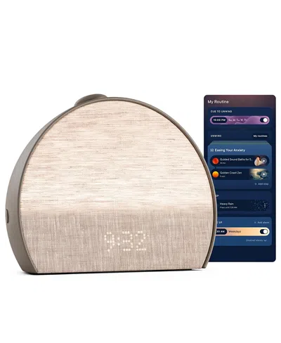 Hatch Inc Restore 3 Smart Sunrise Alarm Clock Sound Machine Screen-free Bedroom Sleep Guide In Cocoa