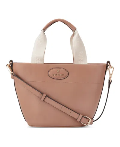 Nine West Pyper Mini Crossbody Tote Bag In Clay