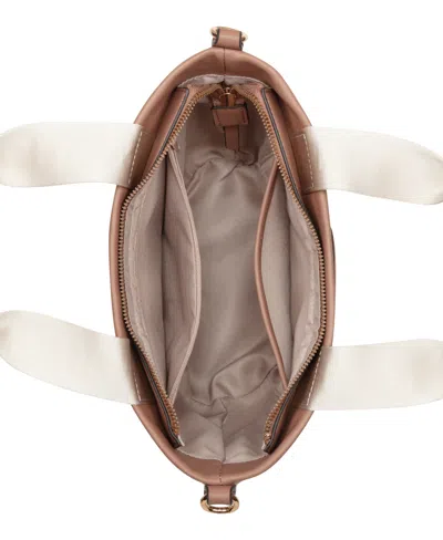 Nine West Pyper Mini Crossbody Tote Bag In Clay