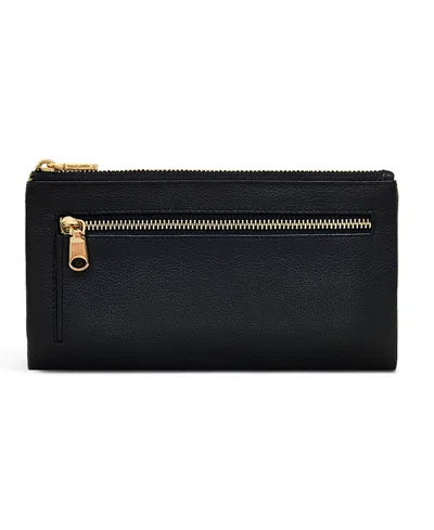 Radley London Woman's Black Bifold Purse In Black