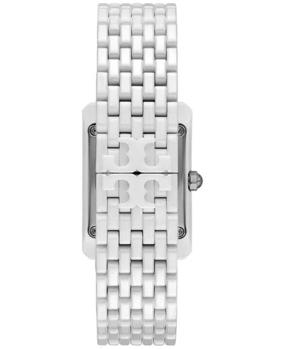 Tory Burch Eleanor Ceramic Watch In White