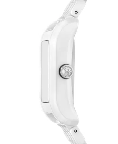 Tory Burch Eleanor Ceramic Watch In White