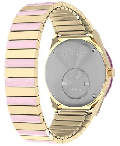 Timex Women's Quartz Analog Two-tone Stainless Steel Watch, 36mm In Gold