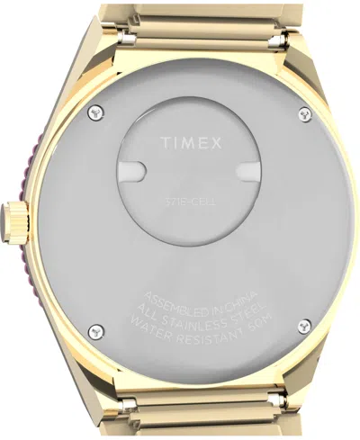 Timex Women's Quartz Analog Two-tone Stainless Steel Watch, 36mm In Gold