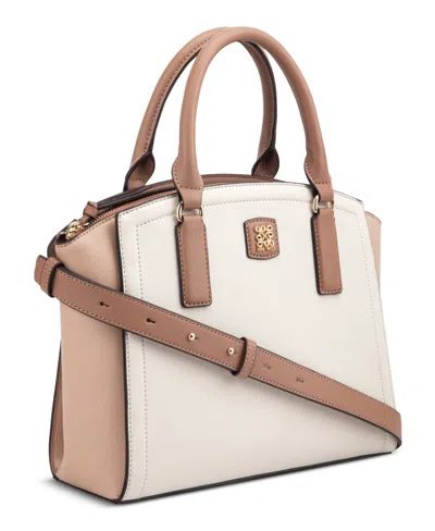 Nine West Coen Medium Satchel Bag In Milk Multi