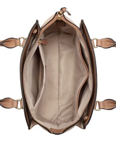 Nine West Coen Medium Satchel Bag In Milk Multi