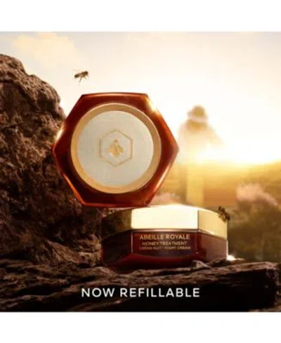 Guerlain Abeille Royale Honey Treatment Refillable Night Cream With Hyaluronic Acid In Transparent
