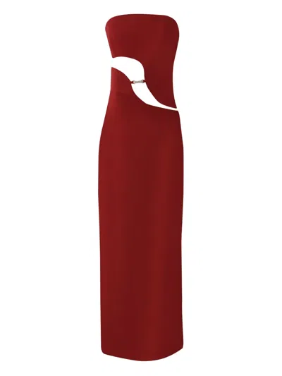 Misci Argolista Maxi Dress In Red