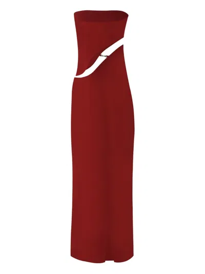 Misci Argolista Maxi Dress In Red