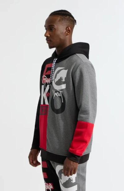 Ecko Unltd Men's Team Up Hoodie In Grey Marled