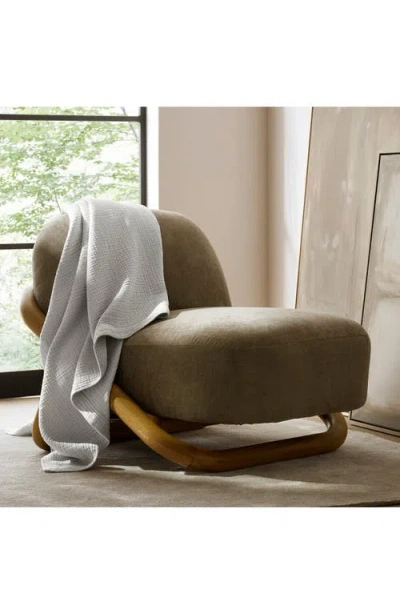 Boll & Branch Dream Throw Blanket In Mist