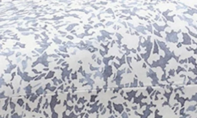 Boll & Branch Signature Garden Print Hemmed Organic Cotton Set Of Pillowcases In Bay