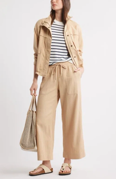 Caslonr Caslon(r) Utility Jacket In Tan Shore
