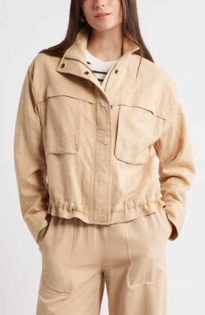 Caslonr Caslon(r) Utility Jacket In Tan Shore